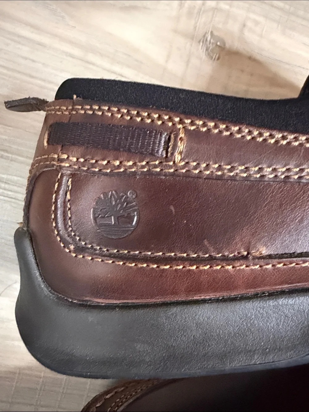 Timberland Brown Leather Ryan Springs Slip On Loafers.  Sz 13M